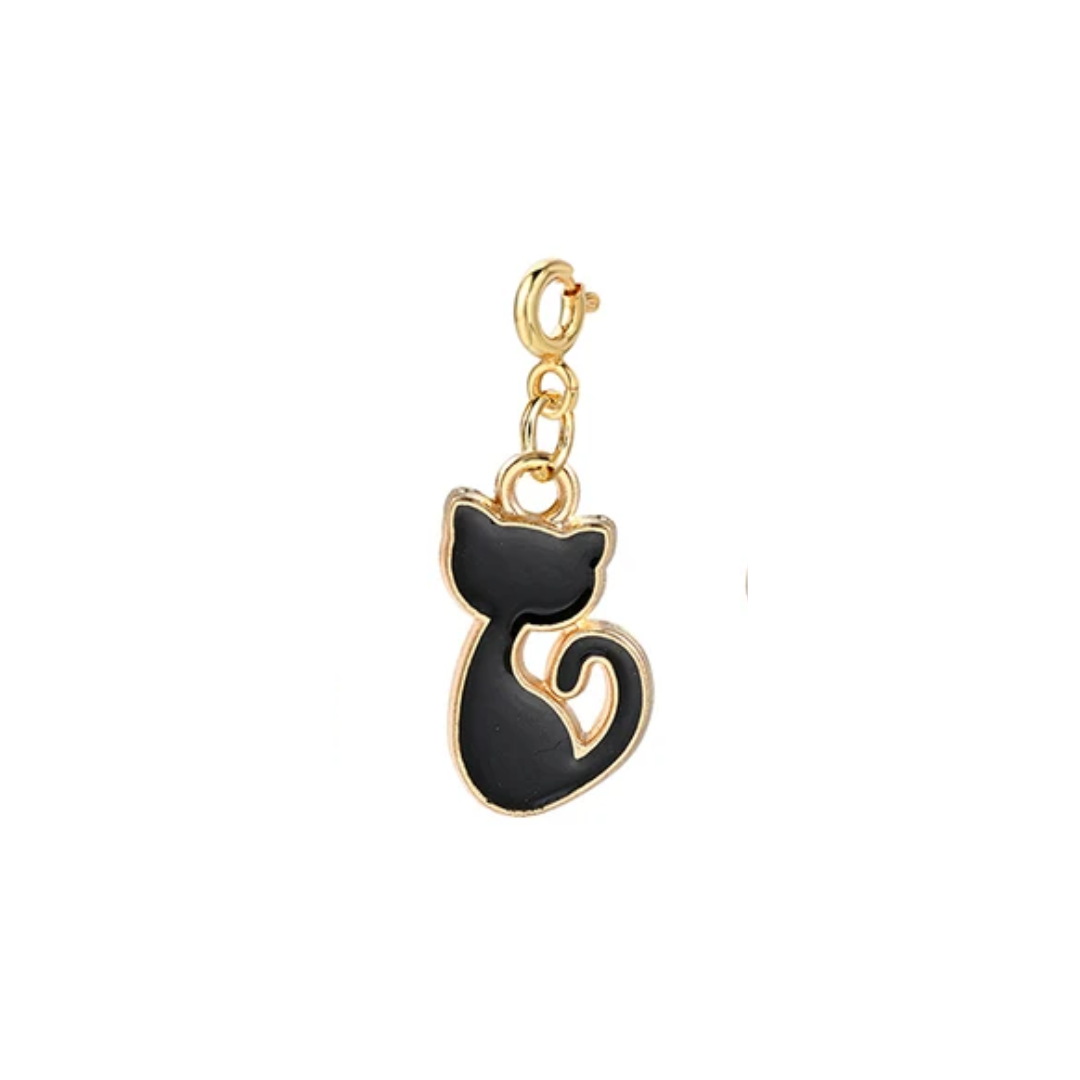 Cat Silhouette Charm – PawLove Collection