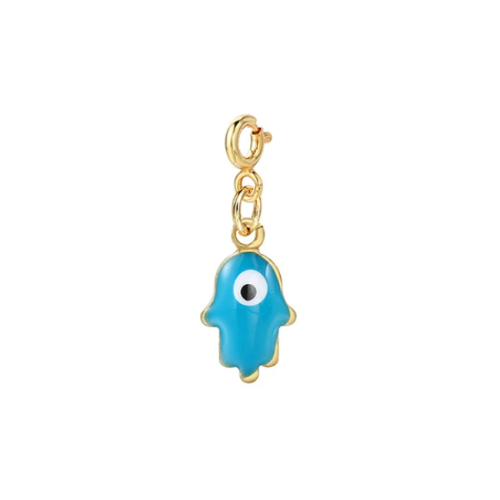 Charm Mano de Hamsa Turquesa – Mystic Collection